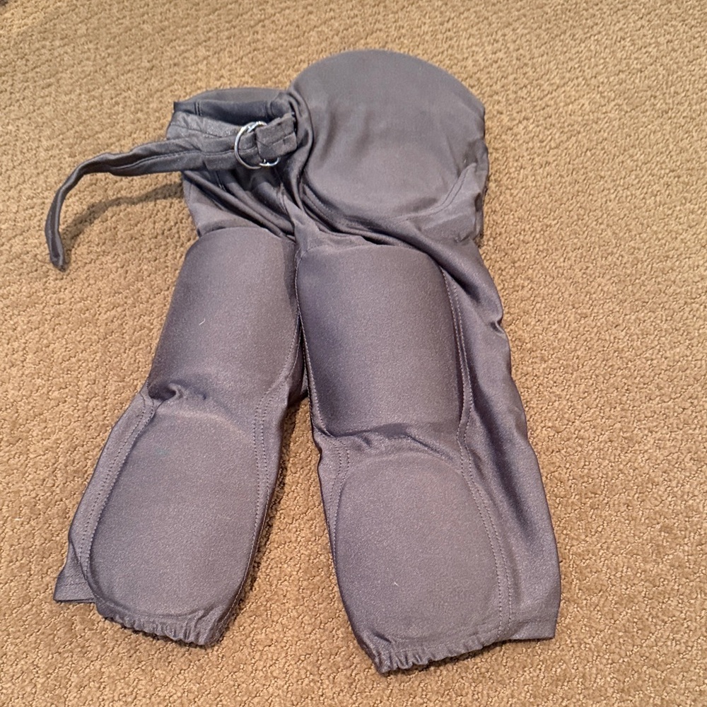 Kids Grey Padded Football Pants Riddell size medium